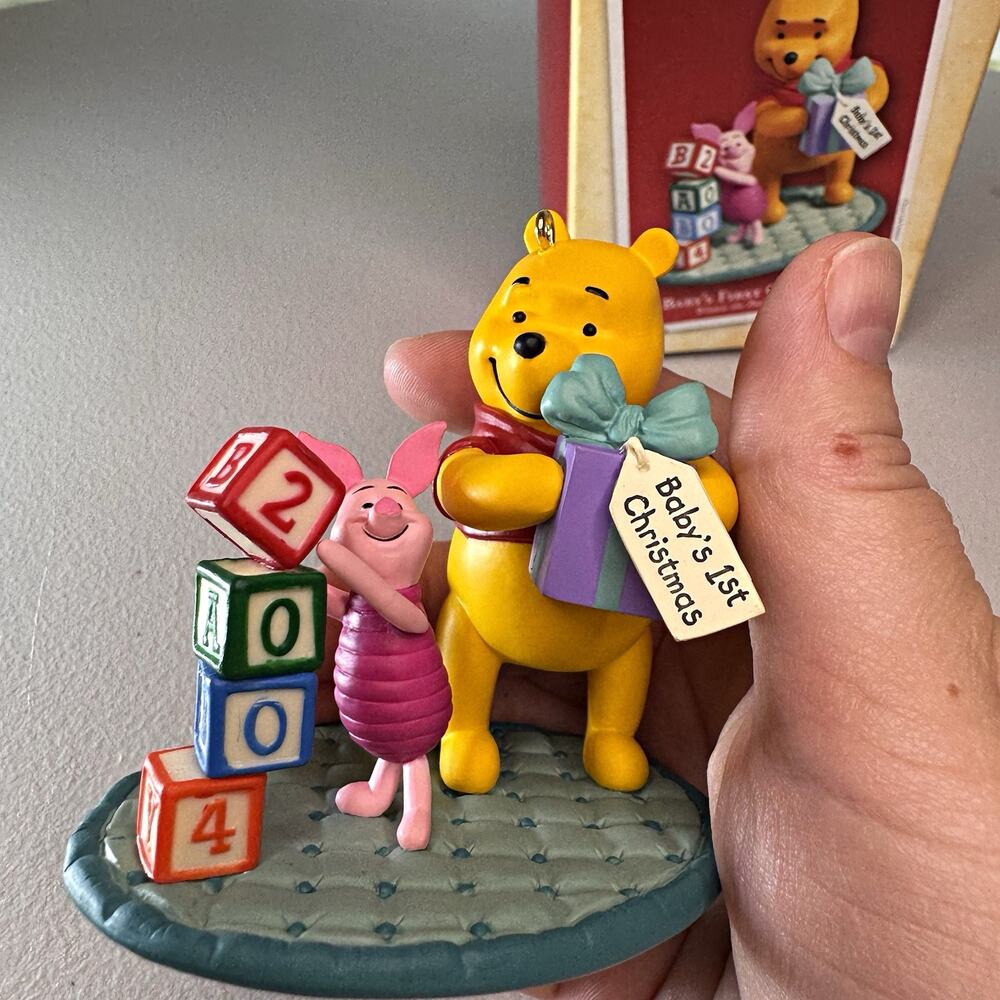Hallmark Keepsake Disney Winnie the Pooh Baby's First Christmas Ornament 2004